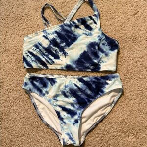 Abercrombie Kids Blue and White Swimwear